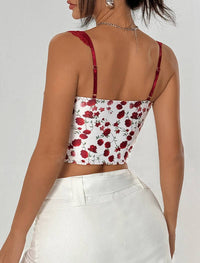 Floral Bustier Top