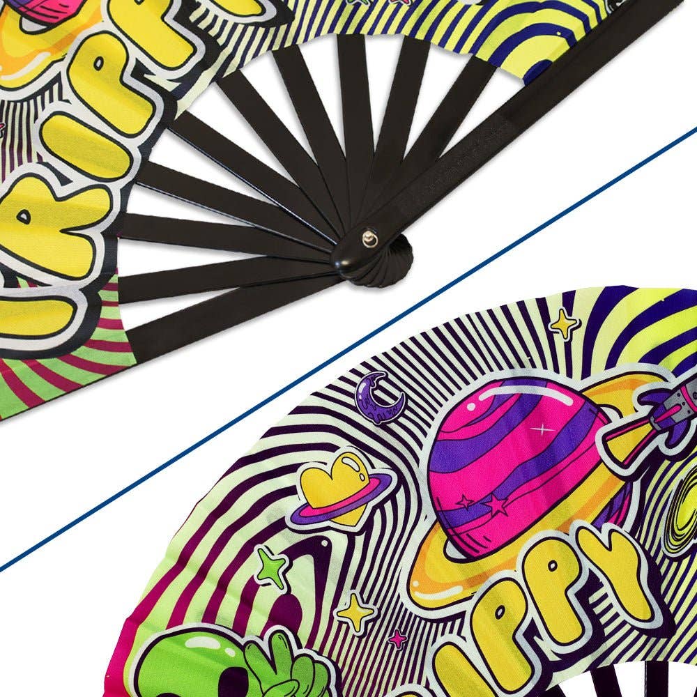 Trippy X-Large Hand Fan