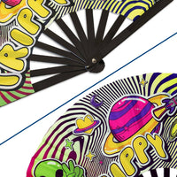 Trippy X-Large Hand Fan