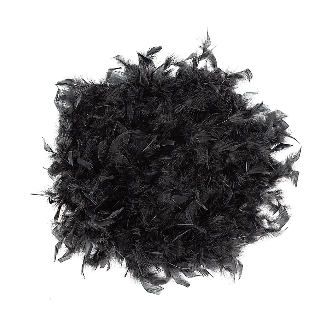 Chandelle Feather Boa - Medium Weight - Black