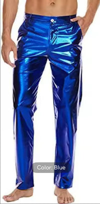 Metallic Mens Pants