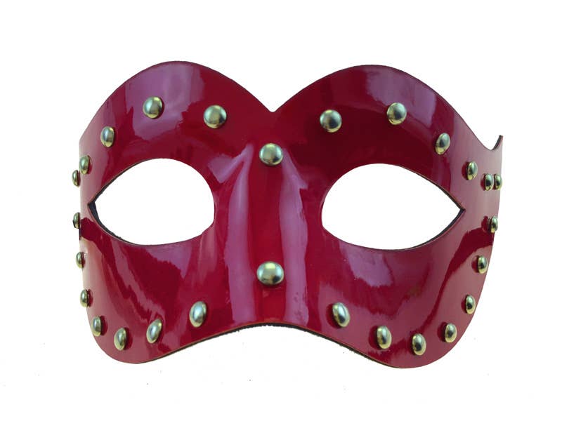 Hot Pink Studded Cat Mask
