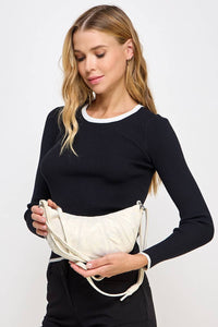 Vintage Semi Circle Handbag