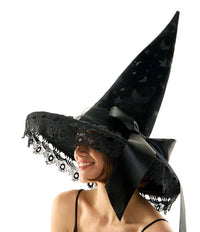 Black Witch Lace Hat