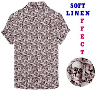 Mens Shirts White Skull