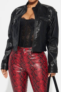 Studded Zip Up Jacket