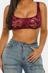 Lace Cropped Top