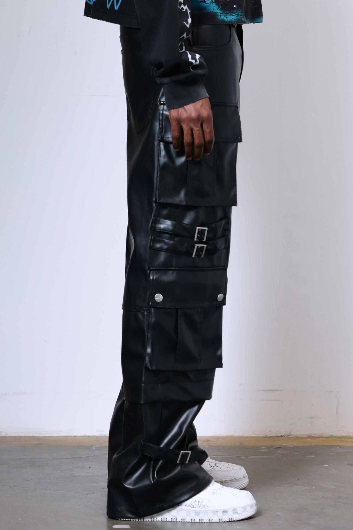 PU Y2K CARGO PANTS