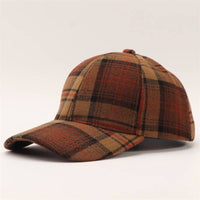 Plaid Baseball Cap