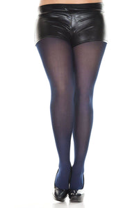 Plus Size Opaque Tights
