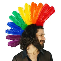 Rainbow Feather Mohawk - Quills