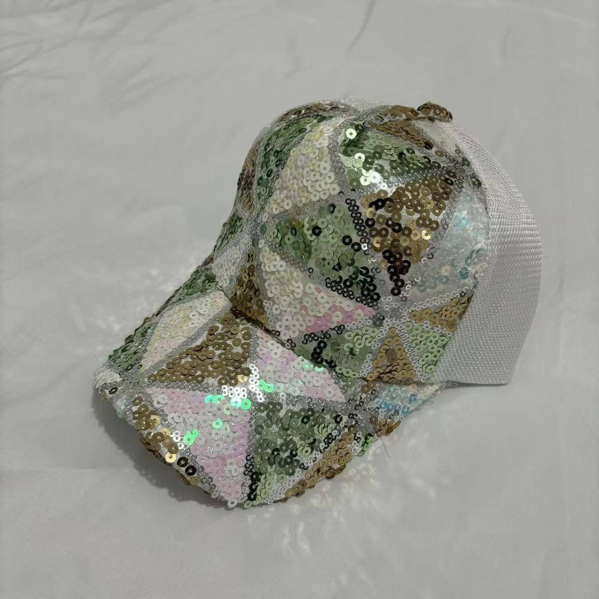 Sequin baseball cap