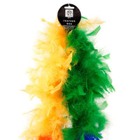 Feather Boa - Lightweight - Rainbow Sectional