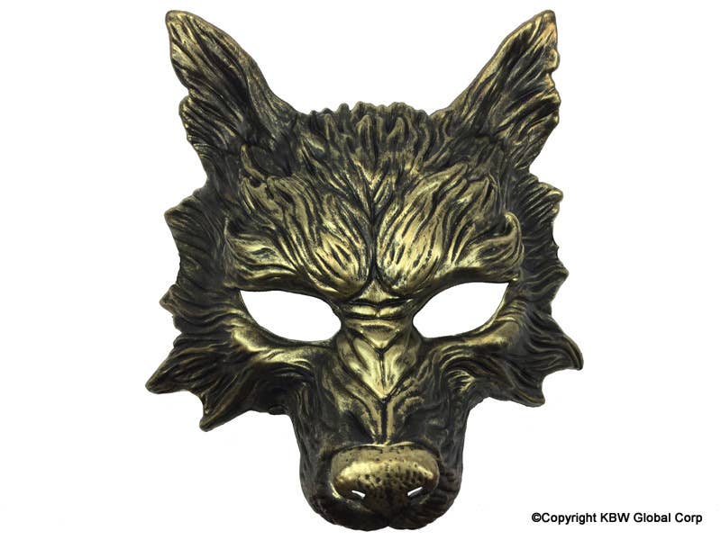 Gold Werewolf Mask
