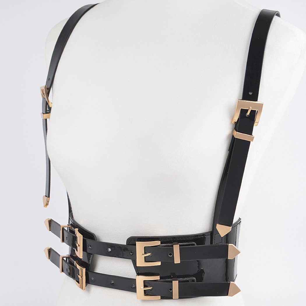 Men’s Faux Leather Harness