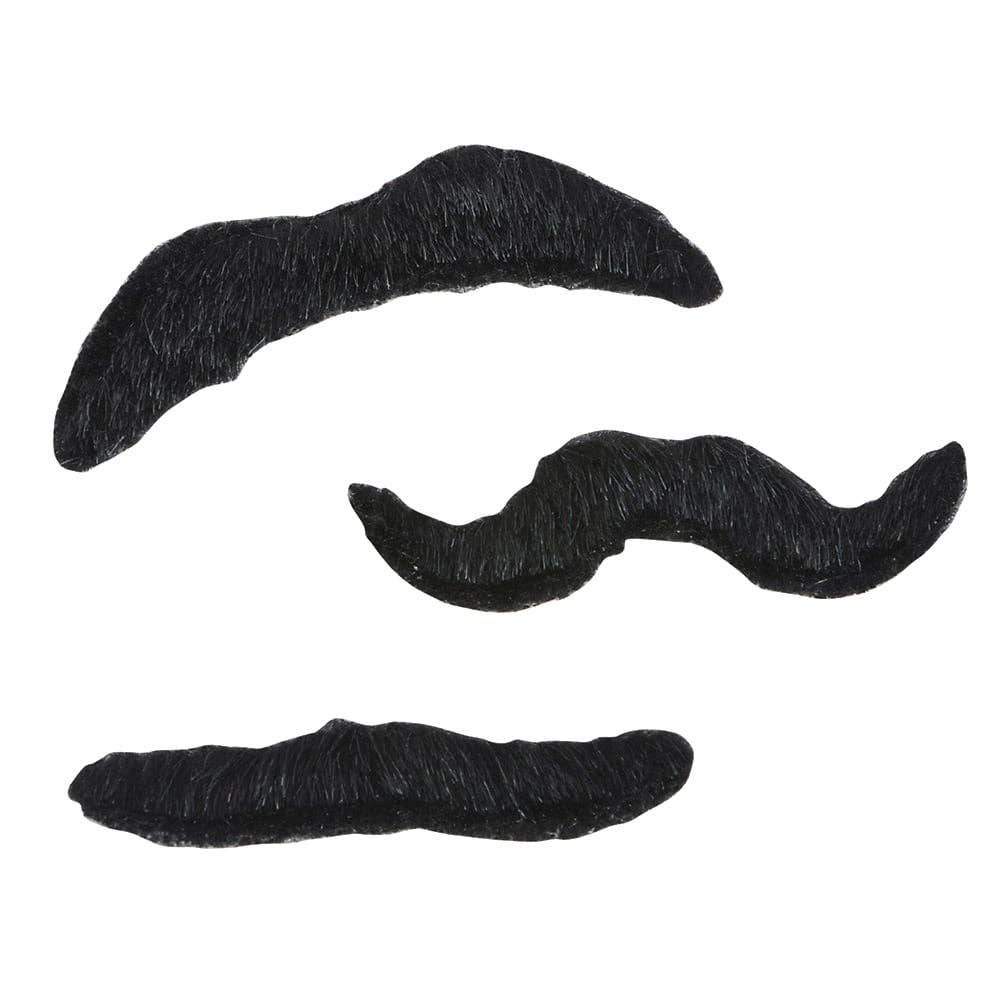 3.5" 3 PC MUSTACHE SET