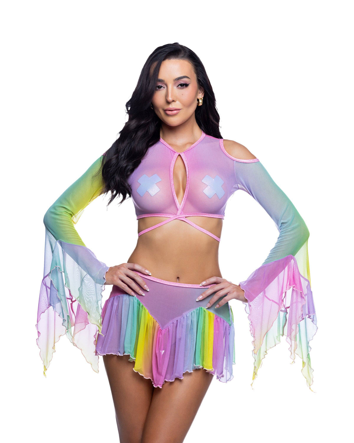 JR260 - Flow Top & Skirt Set