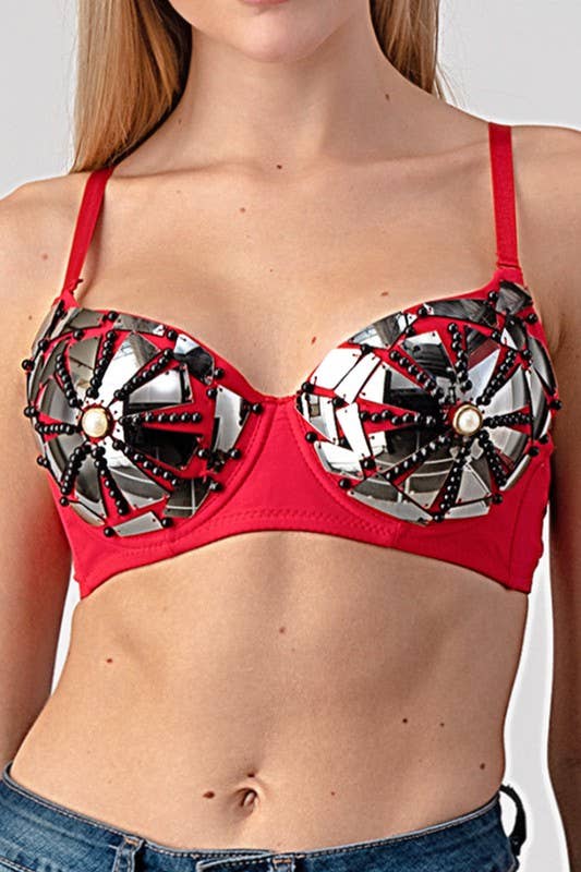 Mirror bullet Bra