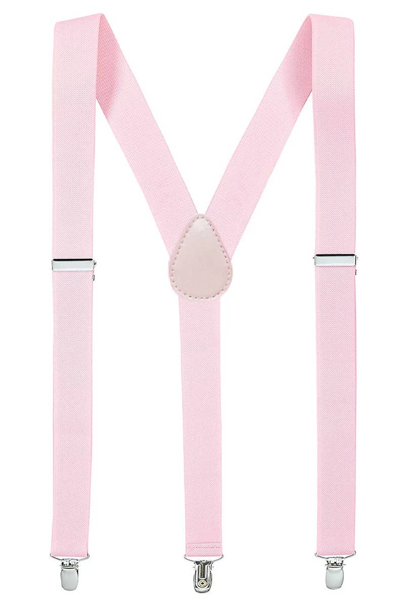 Slim Elastic Sweatband Clip-On Y-Back Suspenders