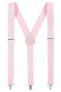 Slim Elastic Sweatband Clip-On Y-Back Suspenders