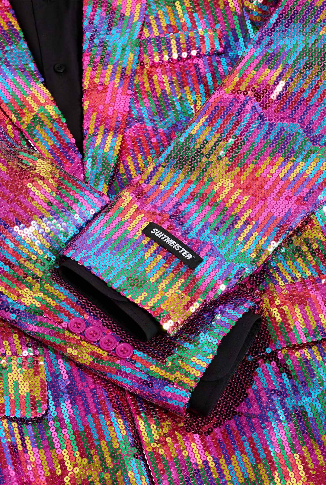 Sequins Rainbow Blazer