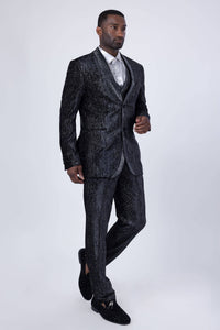 Men's Velvet Fabric Glitter Pant