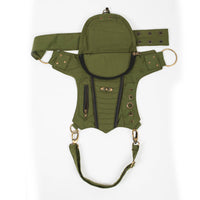Bikers Sling-Hip Bag With thigh Belt