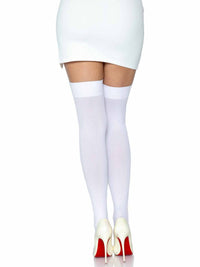 Luna Thigh High Stockings: Neon Pink / One Size