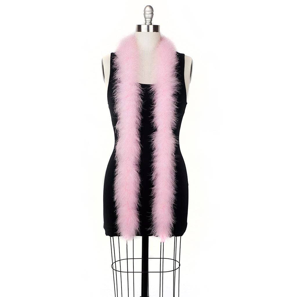 Full Marabou Feather Boa - Candy Pink