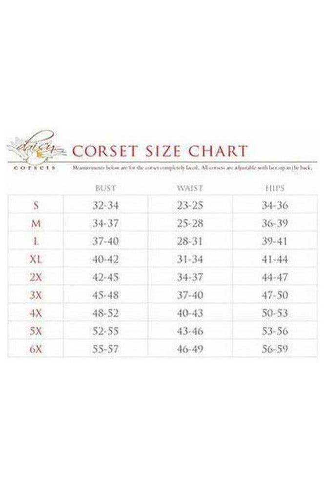 Red Brocade Corset