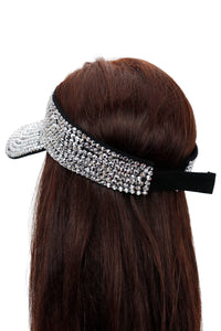 Rhinestone Velcro Back Visor