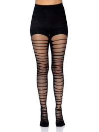 Lara Shredded Fishnet Tights