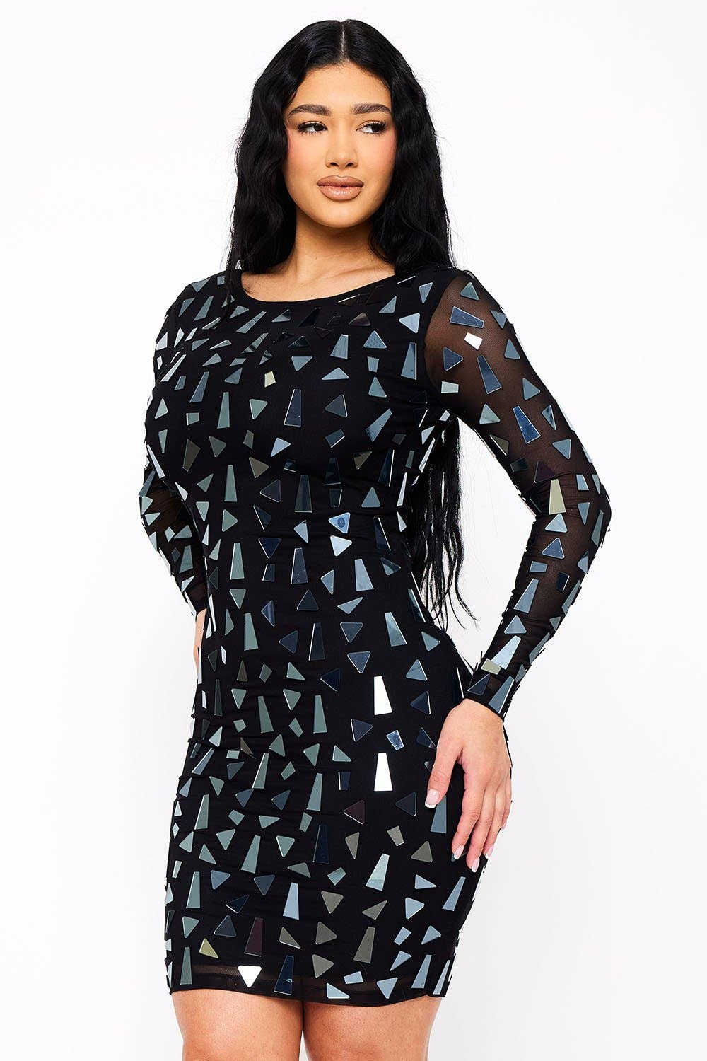 MIRROR PIECES DRESS