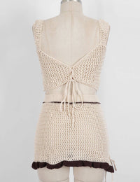 Knit crochet Top or Skirt
