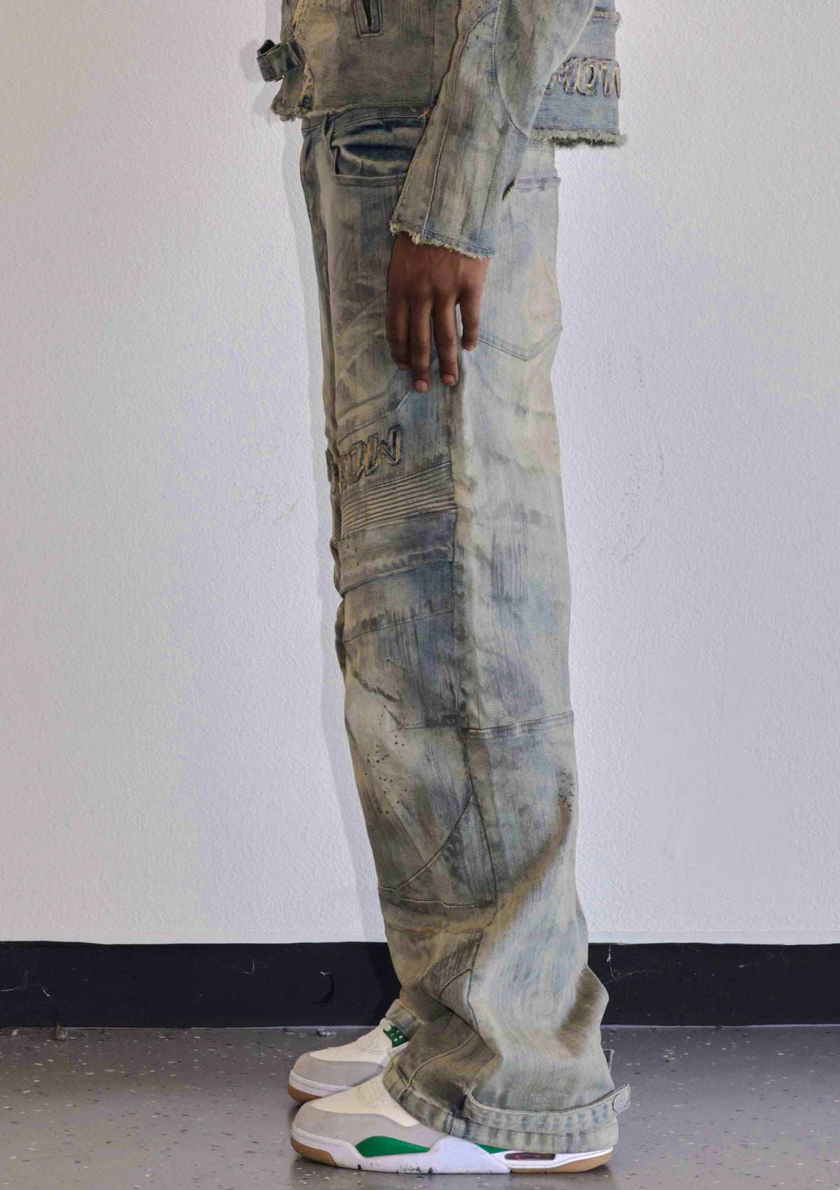 MOTOR RACING Y2K DENIM PANTS