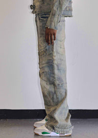 MOTOR RACING Y2K DENIM PANTS
