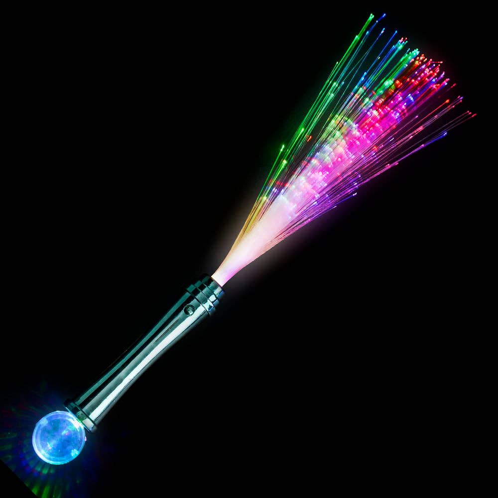 15" MAGIC BALL FIBER OPTIC WAND