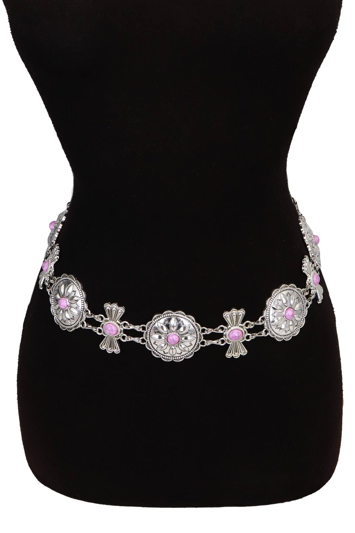Concho Charm Chain Belt