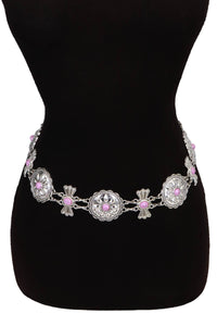 Concho Charm Chain Belt