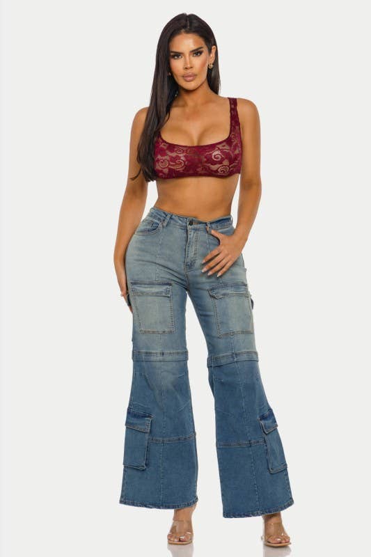 Lace Cropped Top