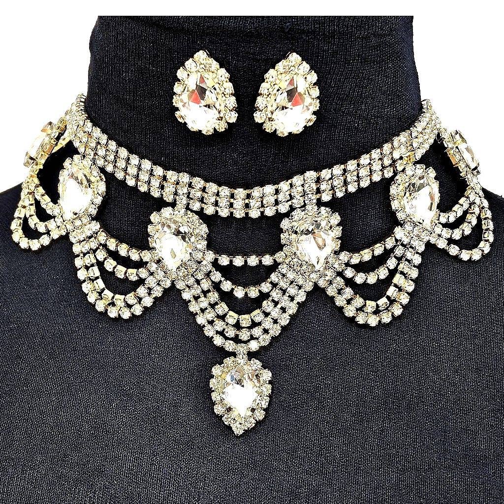 Swag Choker Necklace Set
