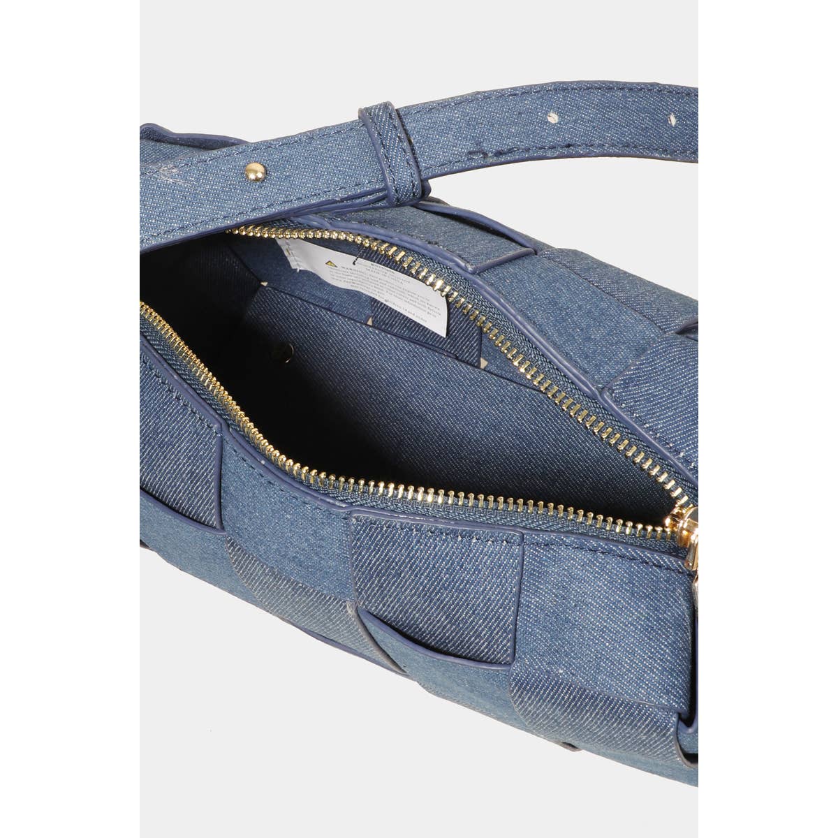 Leather Woven Shoulder Bag