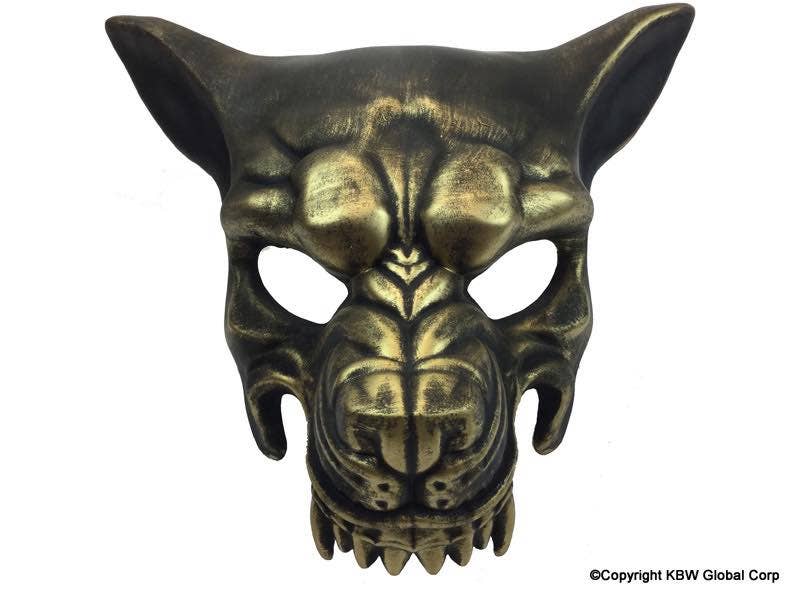 Gold Werewolf Mask