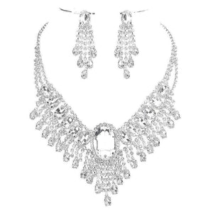 Bohemian Gatsby Theme Statement Necklace Set
