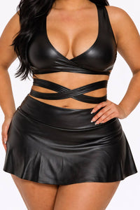 Plus mini skirt or cropped top