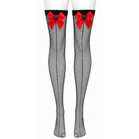 Spider Bow Thigh Highs