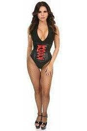 Patent Lace-Up Corset