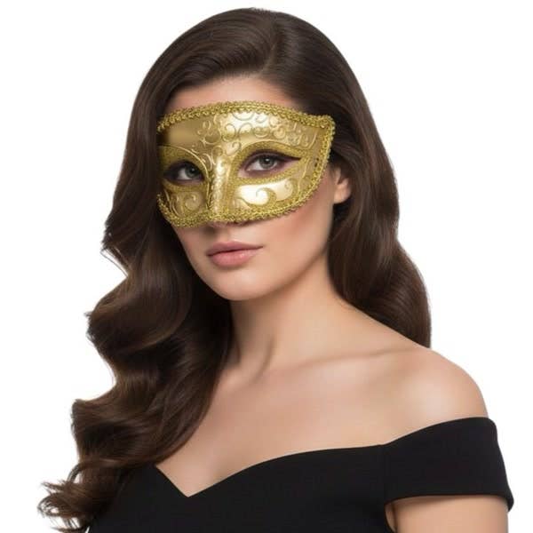 Gold Venetian Mask