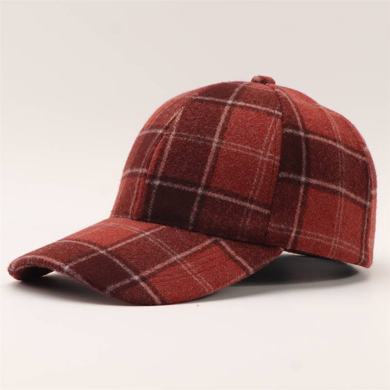 Plaid Baseball Cap