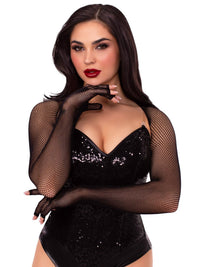 Fishnet Fingerless Shrug